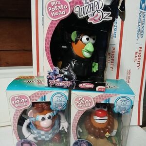 Mr. & Mrs.  Potato Head Wizard of Oz 75th Anniversary  Set Of 3